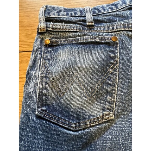 Wrangler Jeans Mens 36x30 Blue Stretch Western 947STR American Country Outdoor - Picture 11 of 13